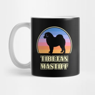 Tibetan Mastiff Vintage Sunset Dog Mug